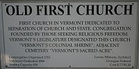 Old First Church, VT